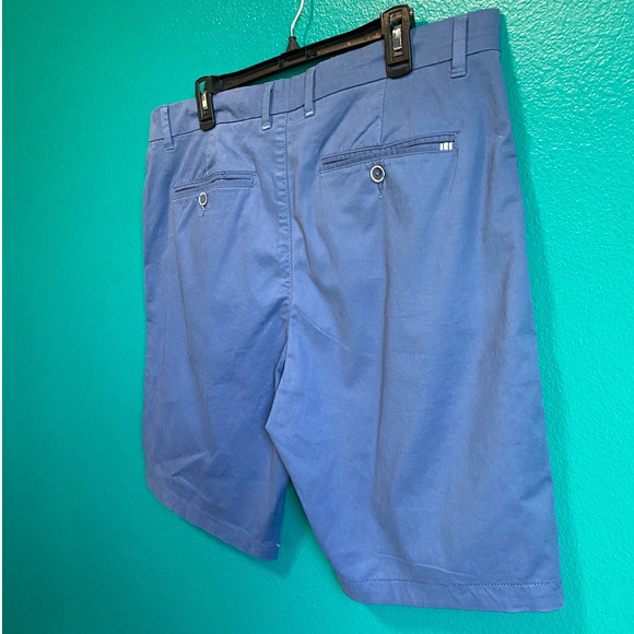 Cactus Man Ricky Singh Blue Flat Front Men's Shorts SIze 38 - Picture 8 of 9